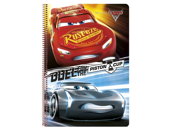 Safta Cuaderno Espiral Cars 3 Folio 80 H Tapas Duras Safta Cuaderno Espiral Cars 3 Folio 80 H Tapas Duras