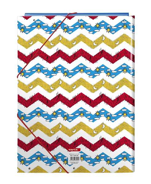 Safta Carpeta Folio 3 Solapas Algo De Jaime Oc 26x33,5x2,5cm