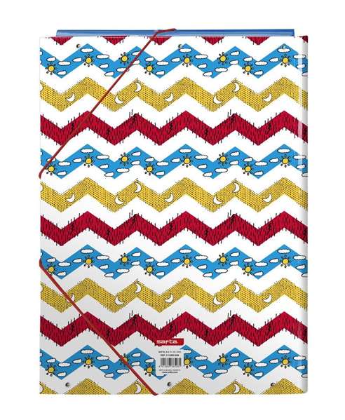 Safta Carpeta Folio 3 Solapas Algo De Jaime Oc 26x33,5x2,5cm