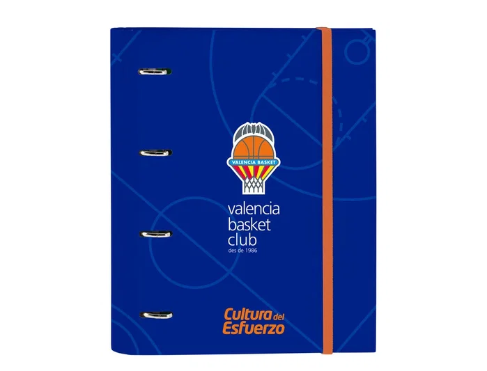 Safta Carpeta de Anillas Valencia Basket Club con Recambio DIN A4