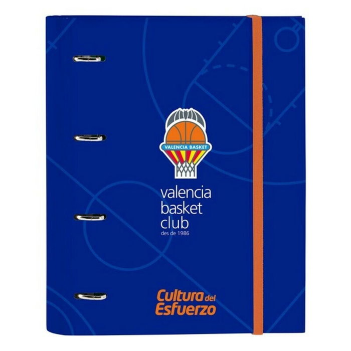 Safta Carpeta de Anillas Valencia Basket Club con Recambio DIN A4