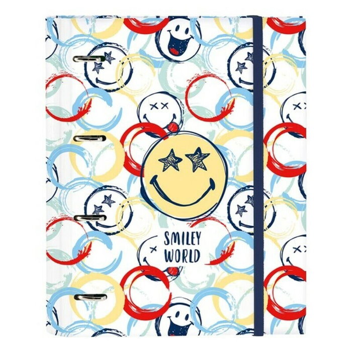 Carpeta de anillas Smiley 512090666 Multicolor (27 x 32 x 3.5 cm) Carpeta de anillas Smiley 512090666 Multicolor (27 x 32 x 3.5 cm)