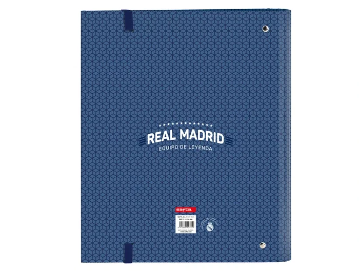 Carpeta Safta 4 Anillas Din A4 Con Recambio 100 Hojas Real Madrid Corporativa Carpeta Safta 4 Anillas Din A4 Con Recambio 100 Hojas Real Madrid Corporativa