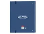 Carpeta Safta 4 Anillas Din A4 Con Recambio 100 Hojas Real Madrid Corporativa