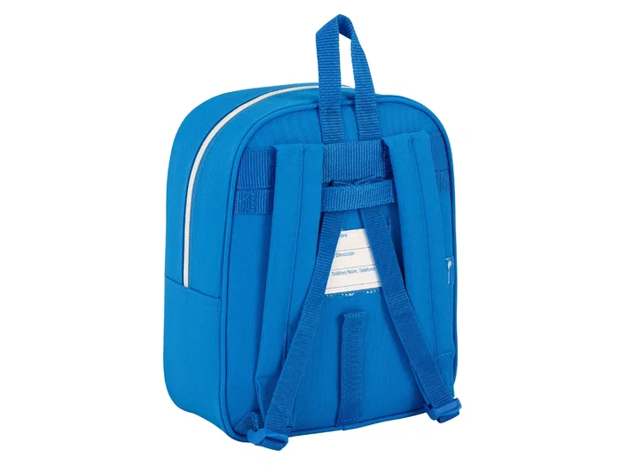 Safta Mochila de Guardería R.C.D. Español Adaptable a Carro Blanco y Azul Safta Mochila de Guardería R.C.D. Español Adaptable a Carro Blanco y Azul