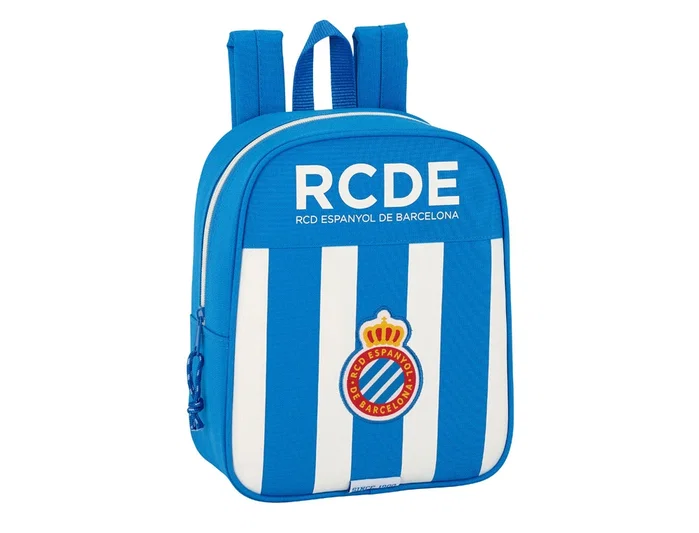 Safta Mochila de Guardería R.C.D. Español Adaptable a Carro Blanco y Azul Safta Mochila de Guardería R.C.D. Español Adaptable a Carro Blanco y Azul