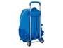 Safta Cartera Escolar con Carro R.C.D. Español Blanco y Azul