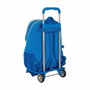 Safta Cartera Escolar con Carro R.C.D. Español Blanco y Azul