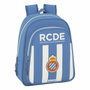 Safta Mochila Infantil Adaptable a Carro R.C.D. Español Blanco y Azul