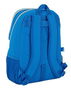 Safta Mochila RCD Espanyol Adapt. Carro 32x44x16 cm Blanco y Azul