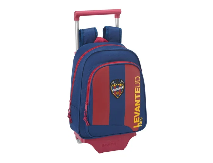 Safta Cartera Escolar con Carro Levante Azul y Grande