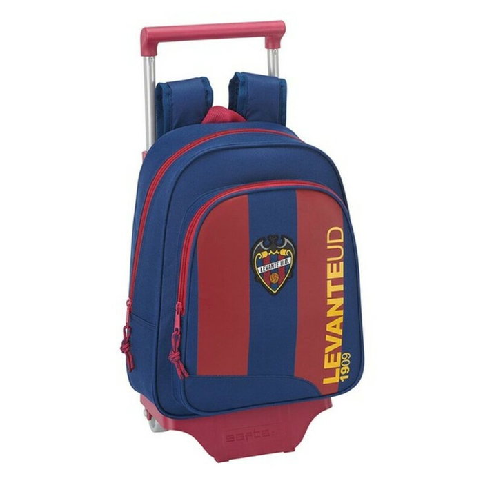 Safta Cartera Escolar con Carro Levante Azul y Grande