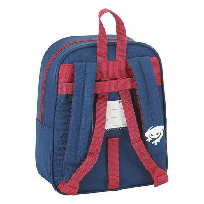 Safta Mochila de Guardería Adaptable a Carro Levante u.d. Azul y Granate