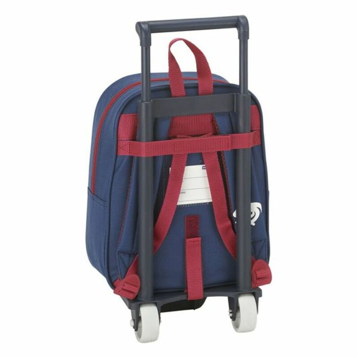 Safta Mochila de Guardería con Ruedas Levante U.D. Azul y Granate Safta Mochila de Guardería con Ruedas Levante U.D. Azul y Granate