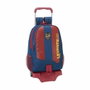 Safta Cartera Escolar con Carro Levante u.d. Azul y Granate