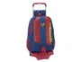 Safta Cartera Escolar con Carro Levante u.d. Azul y Granate