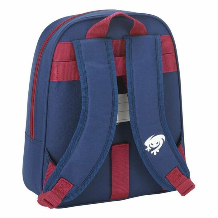 Safta Mochila Infantil Levante U.D. Adaptable a Carro Azul y Granate Safta Mochila Infantil Levante U.D. Adaptable a Carro Azul y Granate
