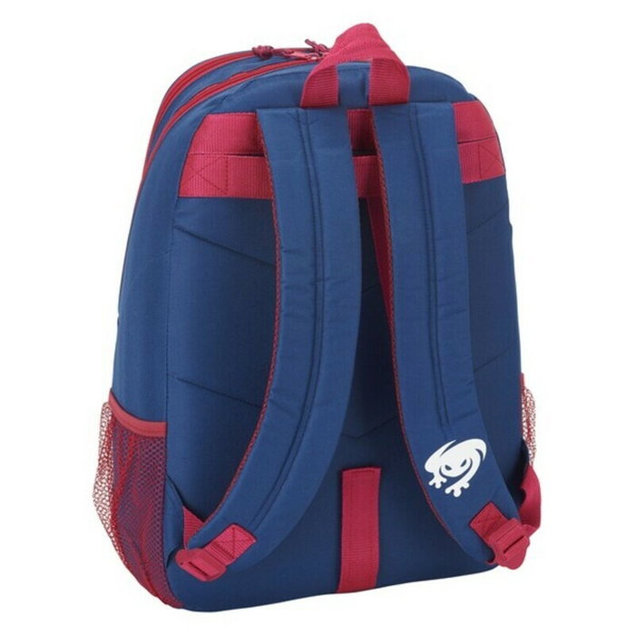 Safta Mochila Levante U.D. Adaptable a Carro Azul y Granate