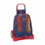 Safta Set Escolar con Carro Levante u.d. Azul y Granate