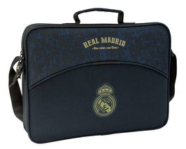 Cartera Escolar Real Madrid C.F. Azul marino (38 x 28 x 6 cm)