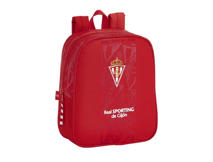 Safta Mochila de Guardería Sporting de Gijón Adaptable a Carro Rojo Safta Mochila de Guardería Sporting de Gijón Adaptable a Carro Rojo