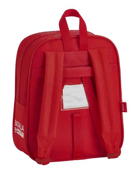 Safta Mochila Guarderia Adapt. Carro Real Sport 22x27x10 cm Rojo