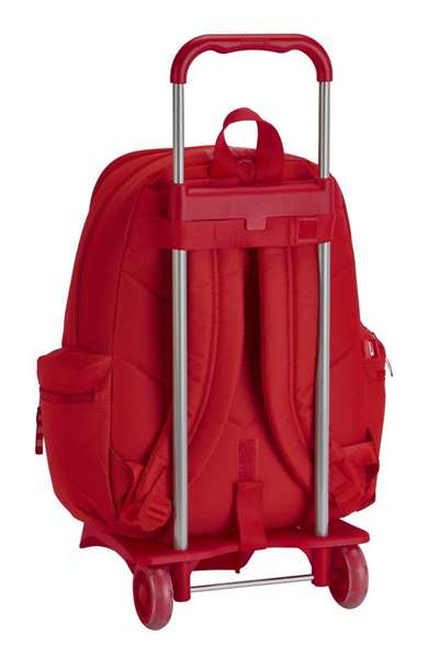 Safta Mochila 662+Carro 905 Real Sporting de Gijón 32x43x17 cm Poliéster