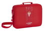 Safta Cartera Extraescolares Real Sporting 38x28x6 cm Rojo Poliester