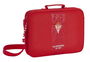 Safta Cartera Extraescolares Real Sporting 38x28x6 cm Rojo Poliester