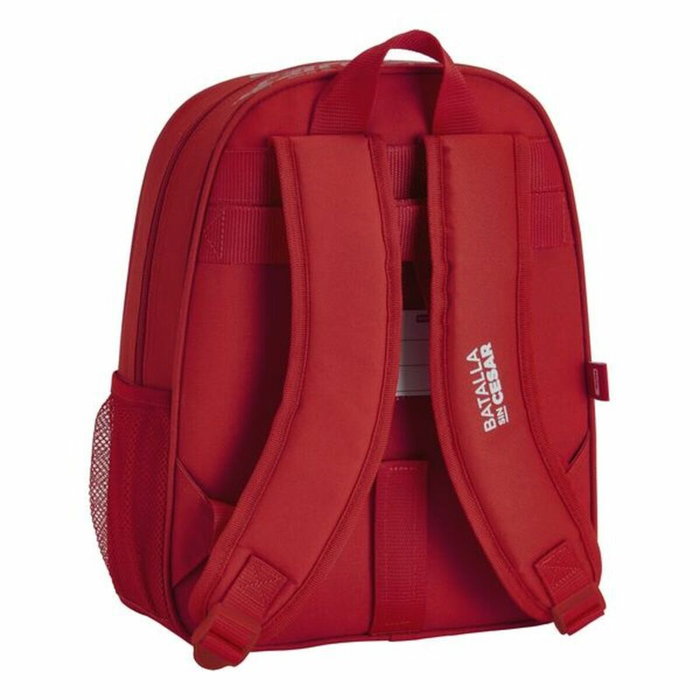 Safta Mochila Infantil Adaptable a Carro Sporting de Gijón Rojo