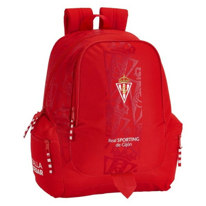 Safta Mochila Adaptable a Carro Sporting de Gijón Rojo