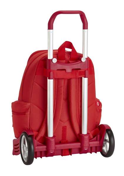 Safta Mochila 662+Carro Evolution Real Sporting D 32x43x17 cm Color Rojo