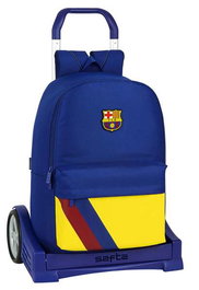 Mochila Escolar con Ruedas Evolution F.C. Barcelona