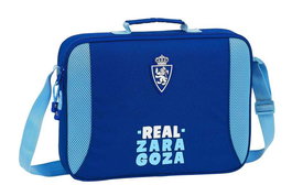 Cartera Escolar Real Zaragoza Azul Azul claro (38 x 28 x 6 cm)