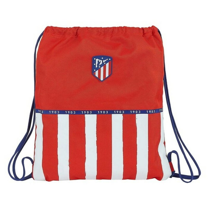 Safta Cartera Escolar Atlético de Madrid 1ª Equipación 20/21 Saco Plano 35x40 cm