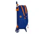 Safta Cartera escolar con carro Valencia Basket Club azul y naranja