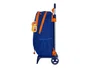 Safta Cartera escolar con carro Valencia Basket Club azul y naranja
