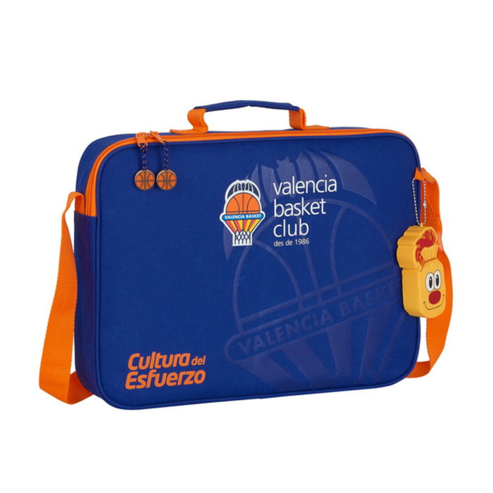 Safta Cartera Extraescolares Valencia Basket Club Azul y Naranja
