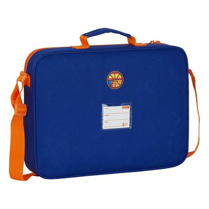 Safta Cartera Extraescolares Valencia Basket Club Azul y Naranja