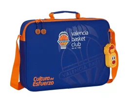 Safta Cartera Extraescolares Valencia Basket Club Azul y Naranja