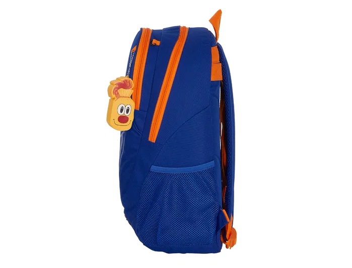 Safta Mochila Valencia Basket Club Adaptable a Carro Azul y Naranja