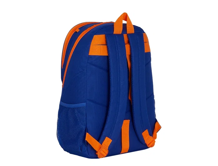 Safta Mochila Valencia Basket Club Adaptable a Carro Azul y Naranja