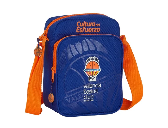 Safta Bandolera Pequeña Valencia Basket Club Azul y Naranja