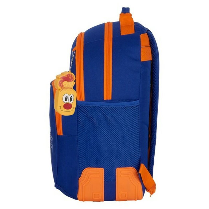 Safta Mochila Dobra Adaptable a Carro Valencia Basket Club Azul y Naranja