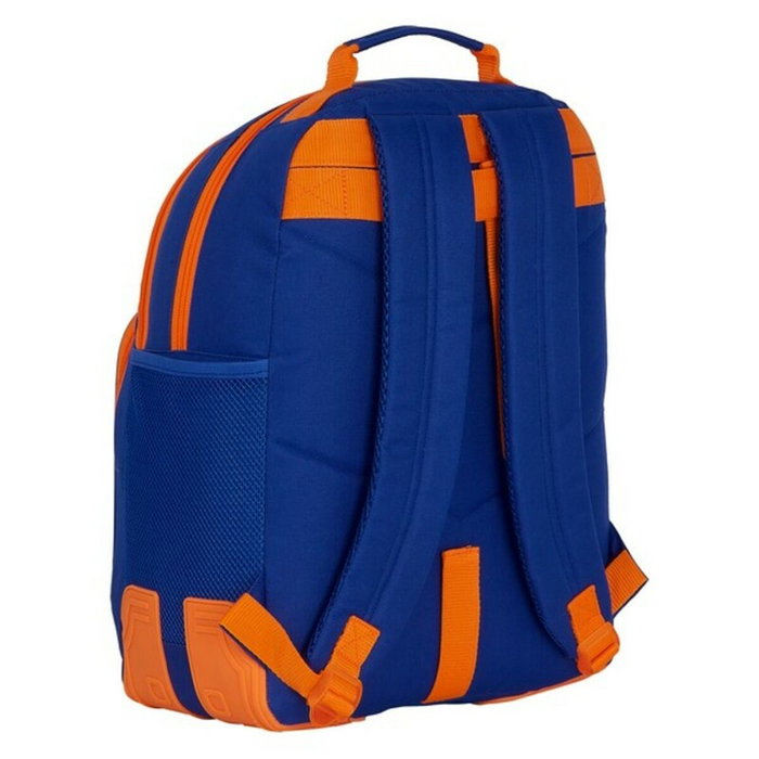 Safta Mochila Dobra Adaptable a Carro Valencia Basket Club Azul y Naranja
