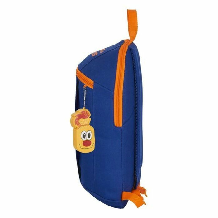 Safta Mini Mochila Valencia Basket Club Azul y Naranja
