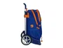 Safta Cartera escolar con carro Valencia Basket Club Azul y Naranja