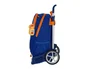 Safta Cartera escolar con carro Valencia Basket Club Azul y Naranja