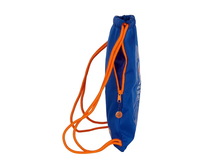 Safta Saco Deportivo Valencia Basket Club Azul y Naranja 35x45cm