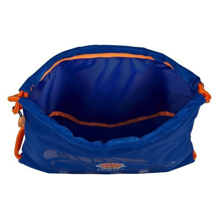 Safta Saco Deportivo Valencia Basket Club Azul y Naranja 35x45cm
